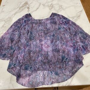 Layered flowy blouse